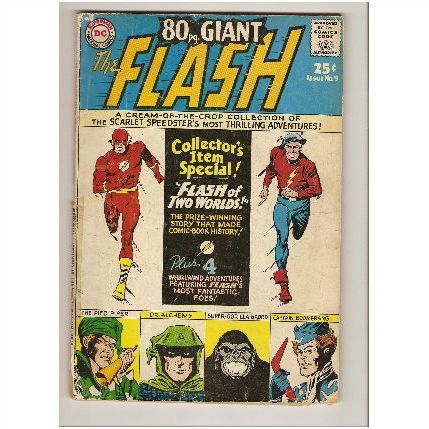 80 pg. GIANT # 9 THE FLASH ( 1965 )