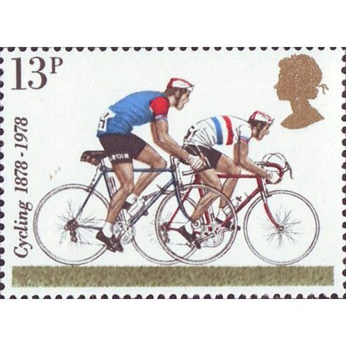 Great Britain 1978 Cycling 13p Road Racers Unmounted Mint NHM 2 SG 1070 stamp