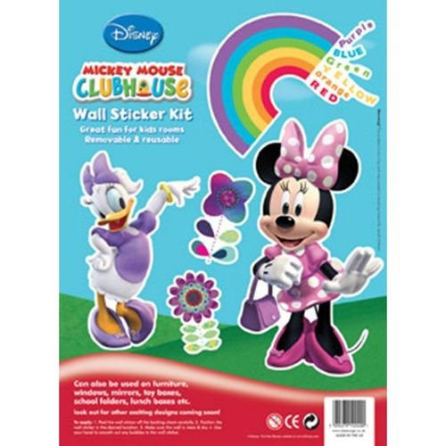 Disney Minnie Mouse Clubhouse Wall Sticker Kit