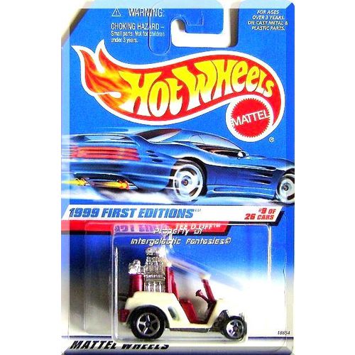 Hot Wheels - Tee'd Off: 1999 First Editions #9/26 - Collector #683 *Burgundy*