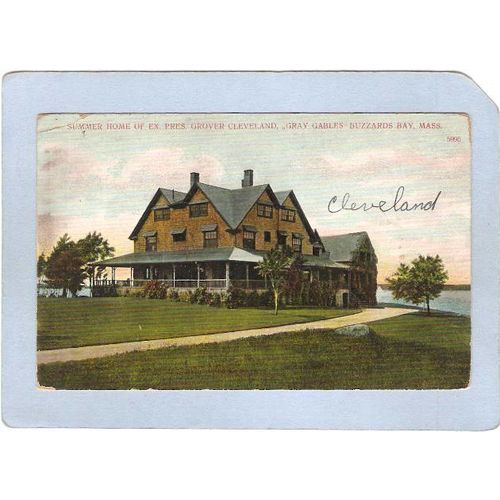 MA Buzzards Bay Summer Home Of Ex President Grover Cleveland Gray Gables m~264