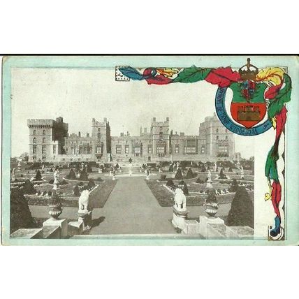Berkshire WINDSOR CASTLE Heraldic Postcard