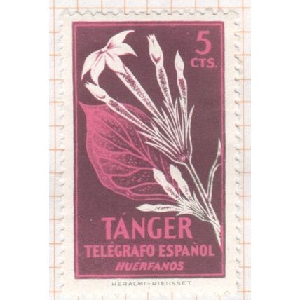 Spain (Charity Stamp) 5c - huerfanos tanger - unused