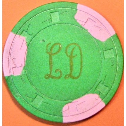 LD (Gold Nugget Club). $5 Vintage Casino Chip. Eureka, CA. Q43.
