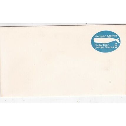 United States Herman Melville Moby Dick 6c prepaid cover unused VGC