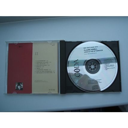CD - Claire Hamill - Love in The Afternoon - Coda Records 1988