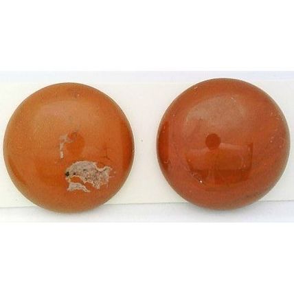 Red Jasper Gemstone Stud Earrings