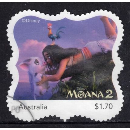 2025: DISNEY, MOANA 2, PART 2, $1.70 USED SELF-ADHESIVE MYSTAMP. 007