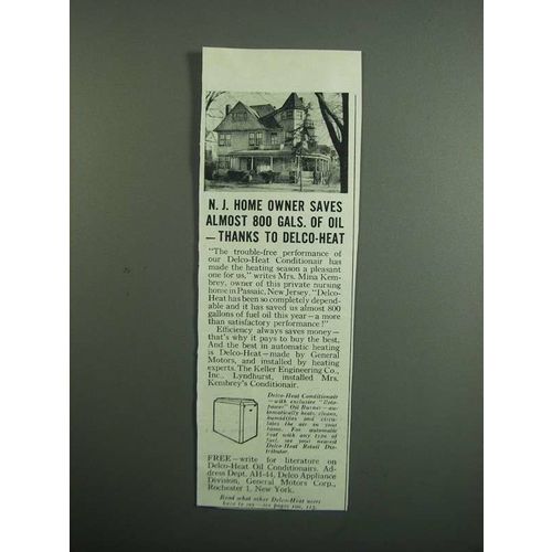1951 Delco Heat Conditionair Ad - N.J. Home Owner