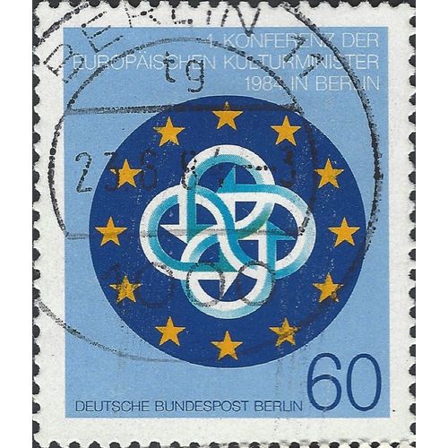 BERLIN, European Ministers of Culture, blue 1984, 60pf