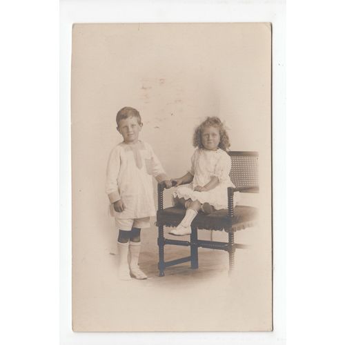 Two Children Studio Postcard BV39