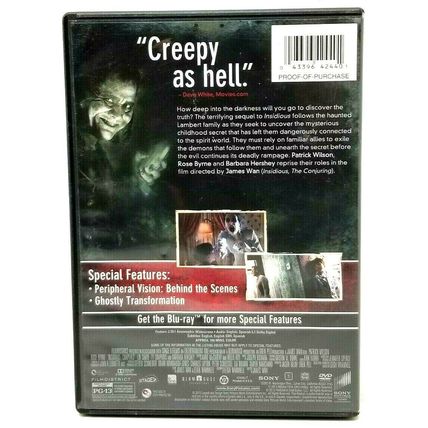 Insidious: Chapter 2 (DVD, 2013) (L32)