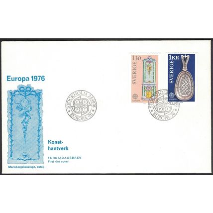 Sverige / Sweden - FDC 3/5 1976 Europa 1976 *ILLUSTRATED*