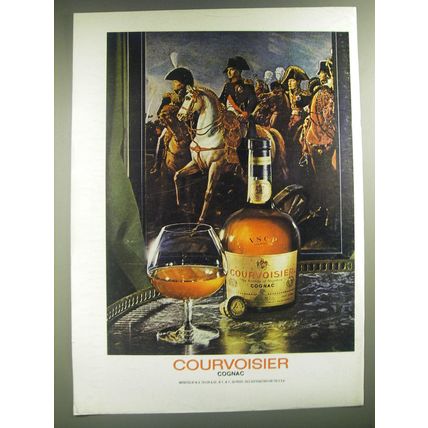 1974 Courvoisier Cognac Advertisement