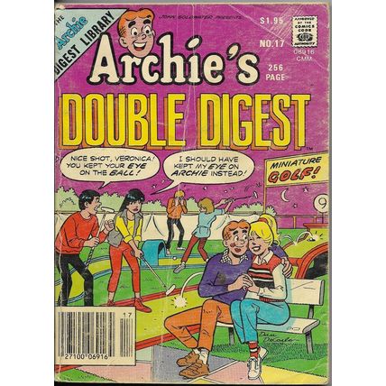 Archie’s Double Digest Magazine Comic Book #17 July 1985 Archie Digest Library