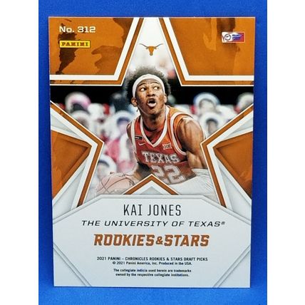 2021-22 Panini Chronicles Draft Picks Rookies and Stars #312 Kai Jones