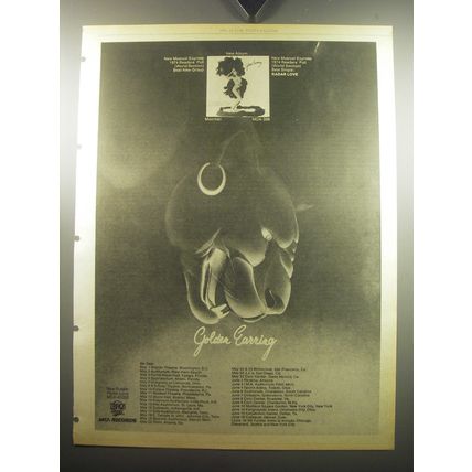 1974 Golden Earring Moontan Album Advertisement