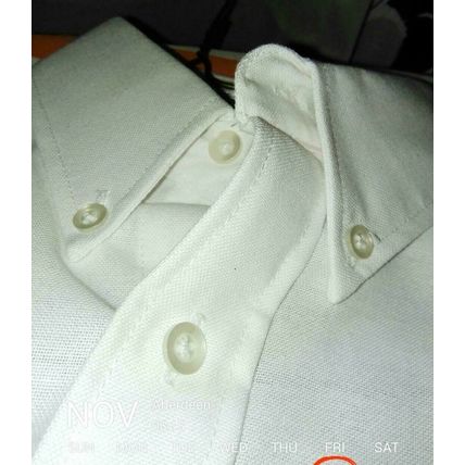 Youth Long Sleeve Van Huesen Dress Shirt, White, Long Sleeves, Size 8