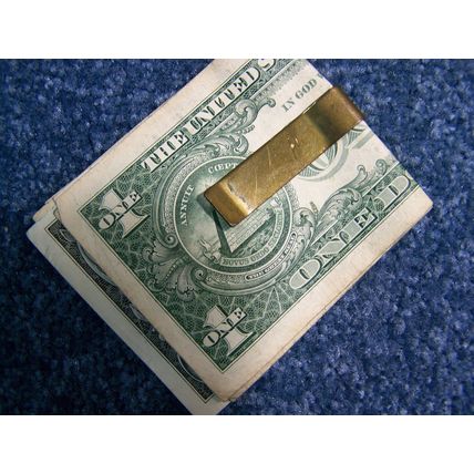 Brass Money Clip - Vintage