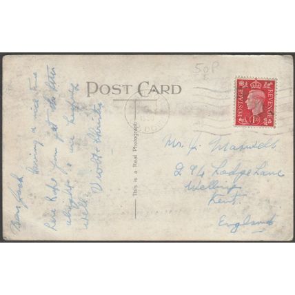 Marine Gardens, Bangor, Co Down, 1938 - RP Postcard