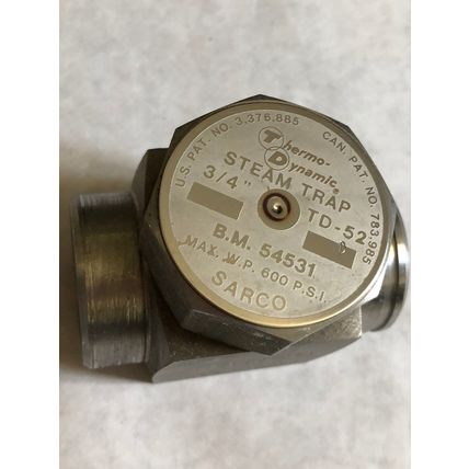 NEW 3/4 NPT SPIRAX SARCO TD52 Steam Trap 3/4 TD52 THERMO-DYNAMIC B.M.54531,EN,BH