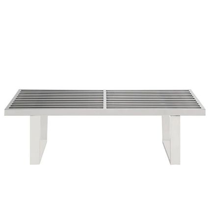 Stainless Steel Platform Bench Slotted Slat Slatted Slot 5’ Ft 4’ Ft
