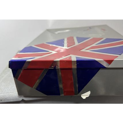 London England Churchill EMPTY Collectible Tin Storage Container Decor {}