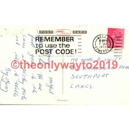Lily Pond & Pavilion, Weston Super Mare, Somerset, Dennis Postcard 1972
