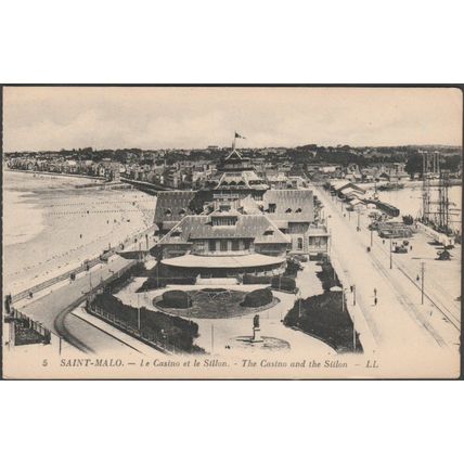 Le Casino et le Sillon, Saint-Malo, c.1920s - Lévy et Neurdein CPA LL5