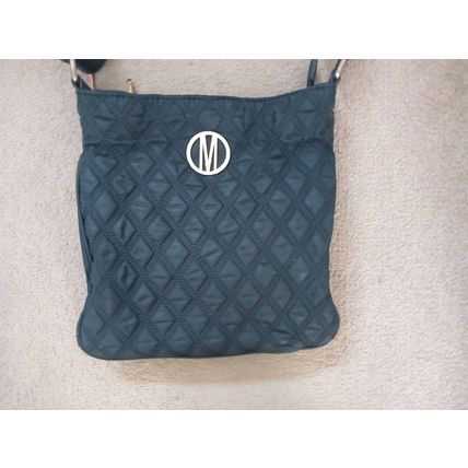 Mohito Quilted Shoulder Bag With Strap Ladies Black Zip up