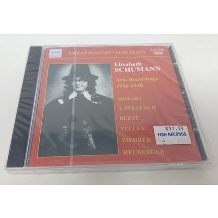 SCHUMANN, Elisabeth Mozart and Viennese Operetta Aria Recordings