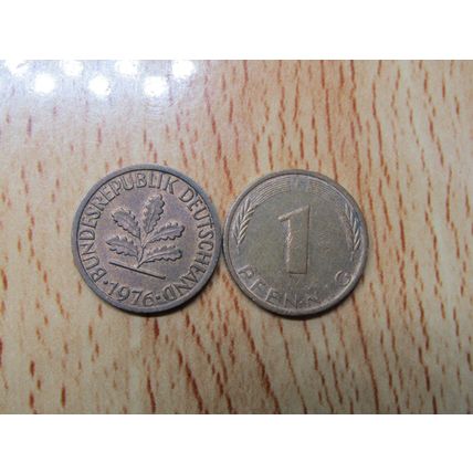 1976f 1 Pfennig Germany Coin