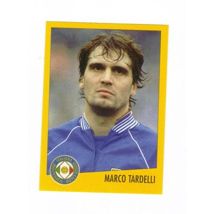 Figurina Calciatori Merlin - Italia 90 - n.9 Marco Tardelli - Azzurri con IP