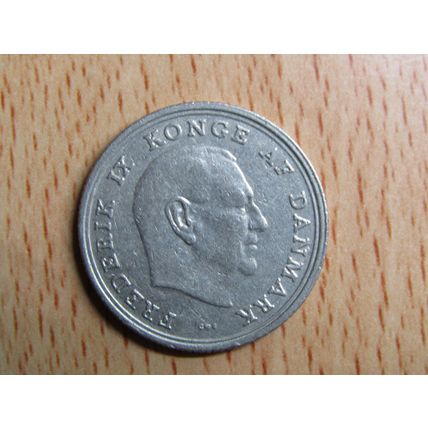 Denmark 1968 1 Krone Coin