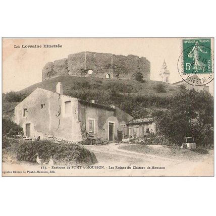 54 - Pont-à-Mousson- ruine du château