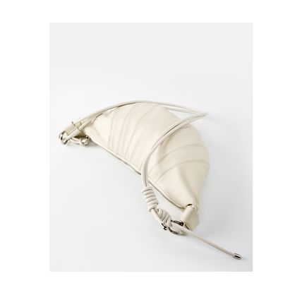 Genuine Leather Women Shoulder Crossbody Bag White