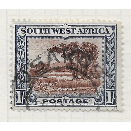 AFRICA SOUTH WEST 1931 1/- THE BUSH SG80 SINGLE USED SWA