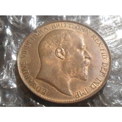 1902 Edward VII penny.