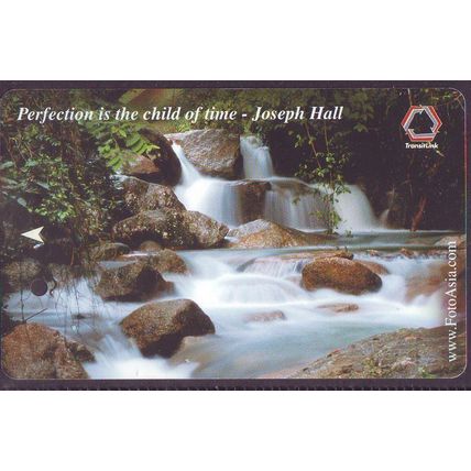 Perfection Is The Child Of Time S'pore TransitLink Train/Bus Card