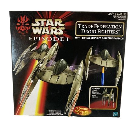 Star Wars Trade Federation Droid Fighters Episode 1
