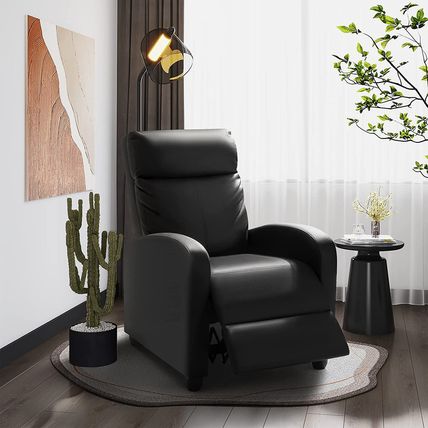 Homall Recliner Chair, Recliner Sofa PU Leather for Adults, Recliners Home Theat
