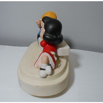Vintage Hallmark Peanuts Gallery Lucy & Schroeder Music Box No 14097 from 24,900