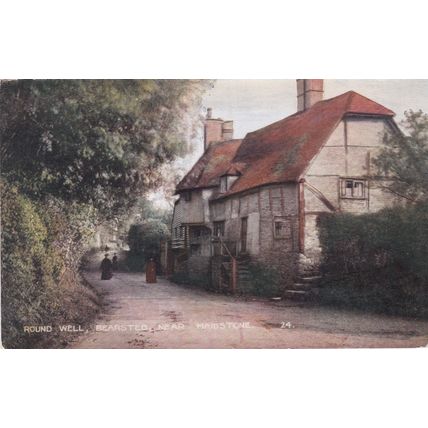 ED271 BEARSTED -ROUND WELL. PRINTED ART POSTCARD