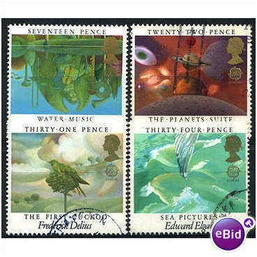 1985 SG1282-1282 Europa (Composers) Fine Used Set
