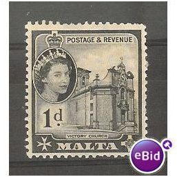 SG268 1d Victory church.Mounted Mint.ns