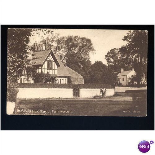 Wales FAIRWATER Swiss Cottage Postcard by MJR (8548)