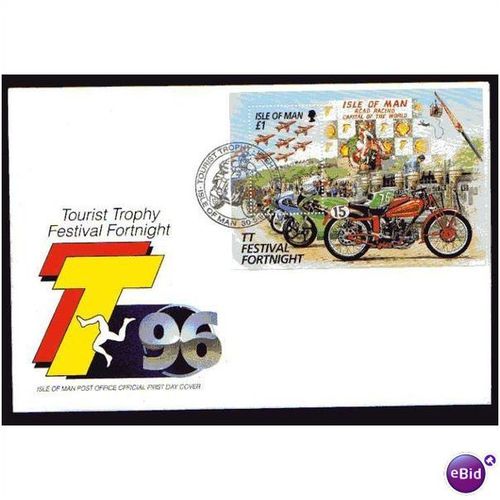 1996 ' TT FESTIVAL FORTNIGHT ' FDC ( EBID232 )