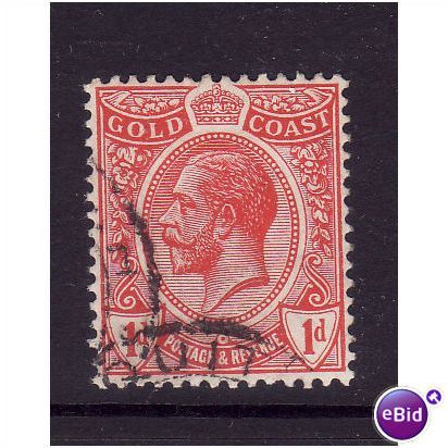 GOLD COAST 1913 SG 72 1d RED FINE USED