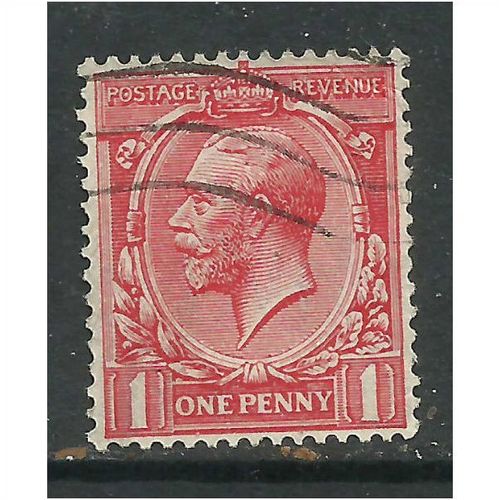 GB 1924 - 26 KGV 1d Scarlet Stamp Wmk 111 SG 419.(A510