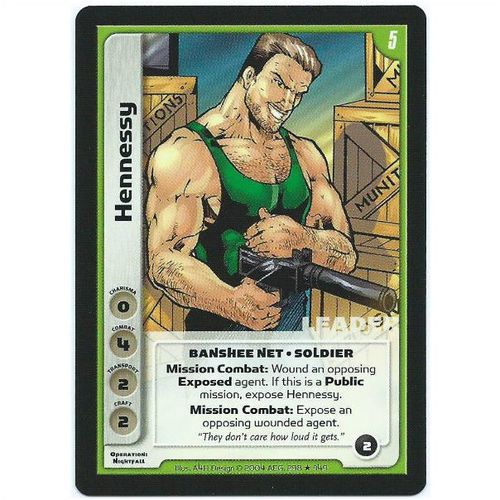 Spycraft CCG Operation Nightfall - 298/349 - Hennessy